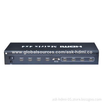4x4 HDMI Matrix with 5V DC/4A Power Supply